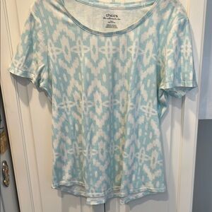 Chicos Tee Shirt Size 2=12/14